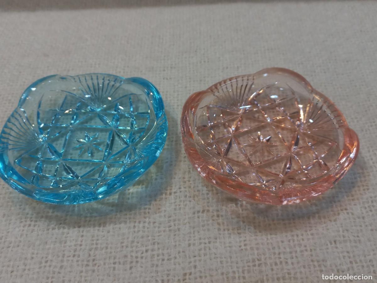 Ceniceros: CINCO CENICEROS (cristal) COLORES - Foto 3