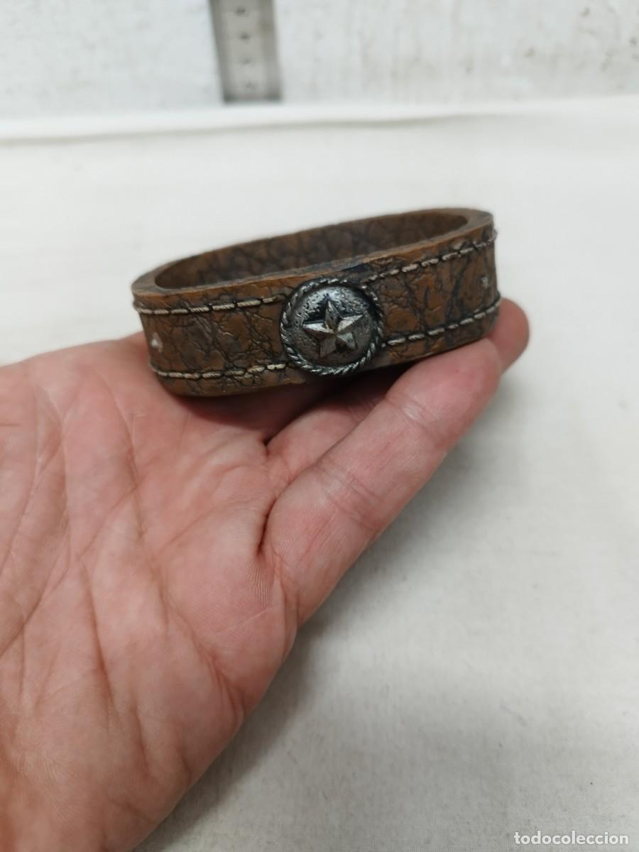 Ceniceros: Cenicero en forma de cintur&oacute;n de Cowboy, oeste. - Foto 2