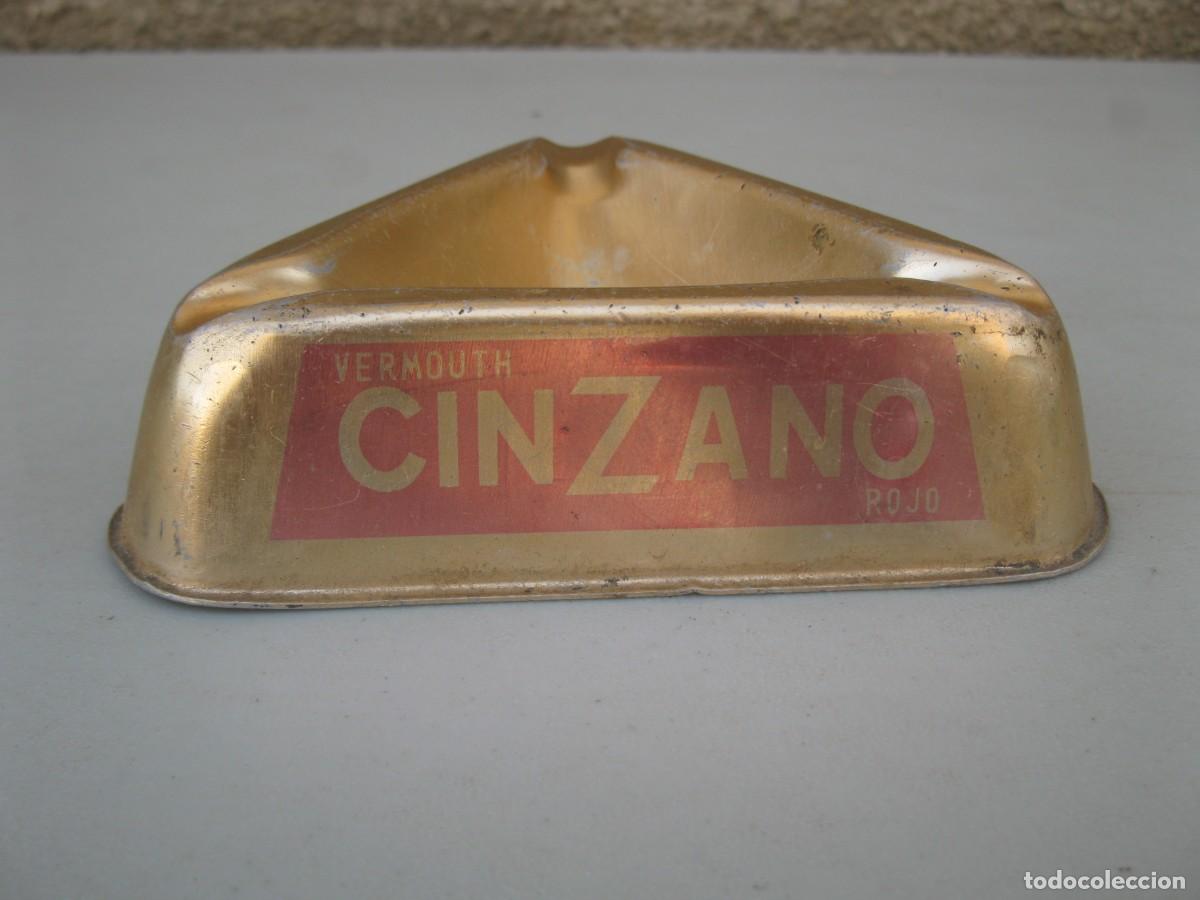 Ceniceros: ANTIGUO CENICERO CINZANO DE ALUMINIO. - Foto 1