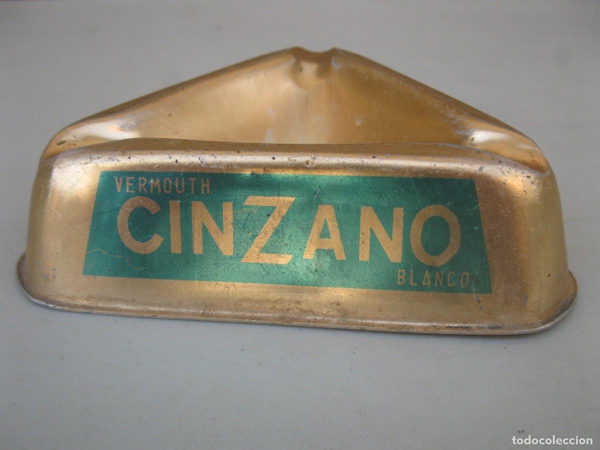 Ceniceros: ANTIGUO CENICERO CINZANO DE ALUMINIO. - Foto 3