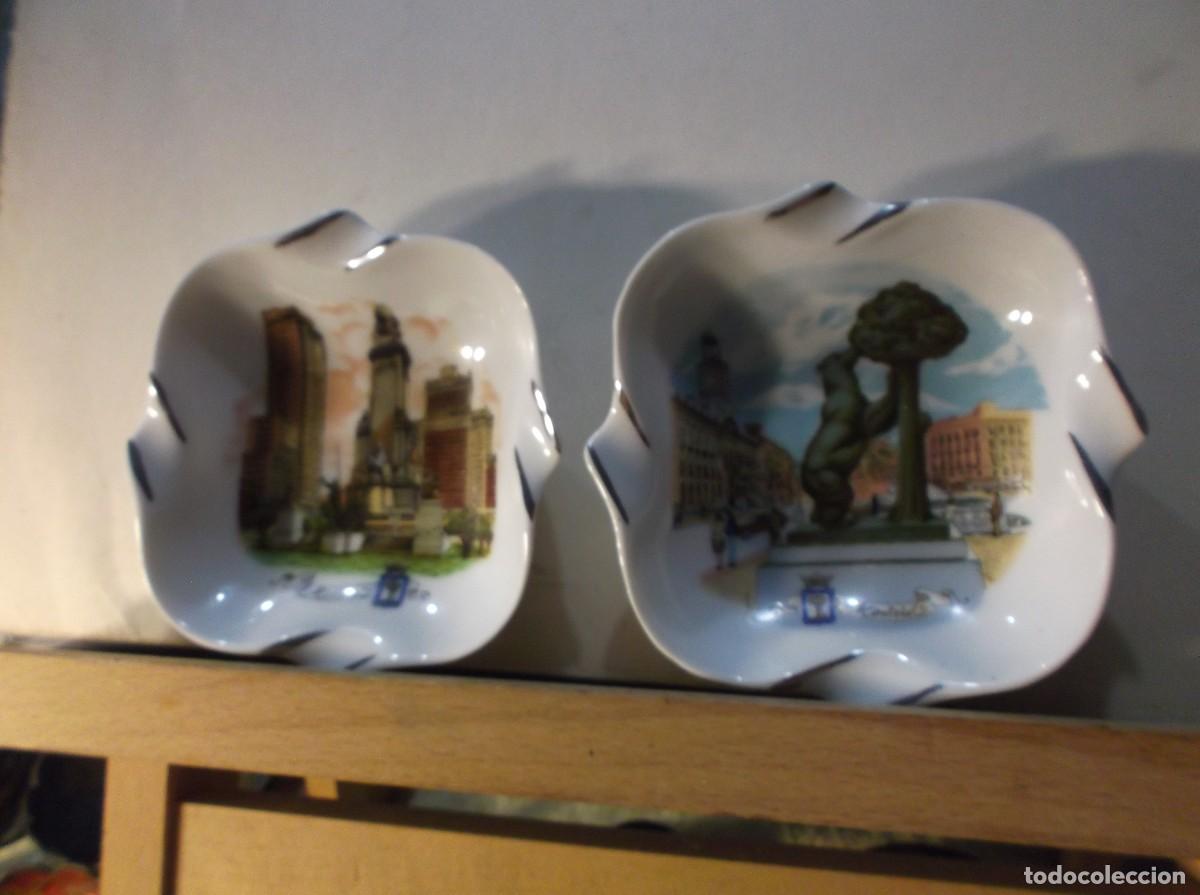 Cendriers: CENICEROS DE CERAMIRA CON VISTAS DE MADRID. (2)