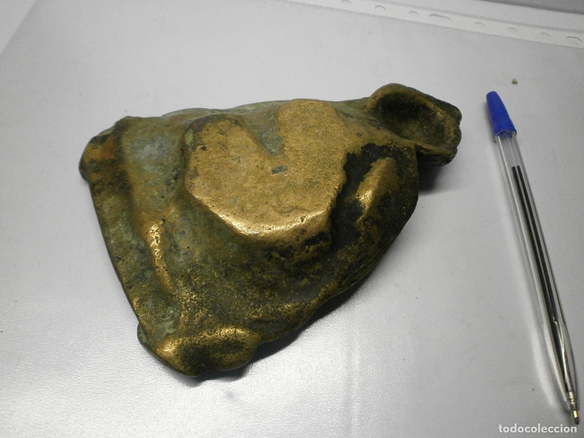 Ceniceros: antiguo cenicero de bronce - Foto 4