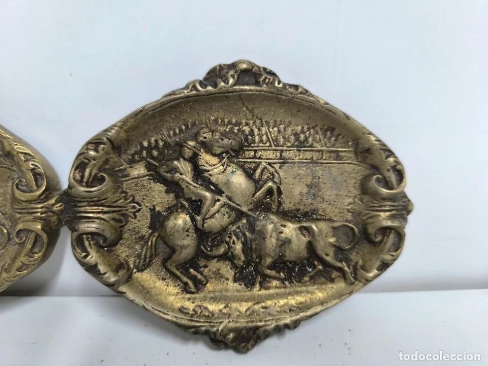 Ceniceros: Ceniceros Bronce Macizo Taurino Toros - Foto 3