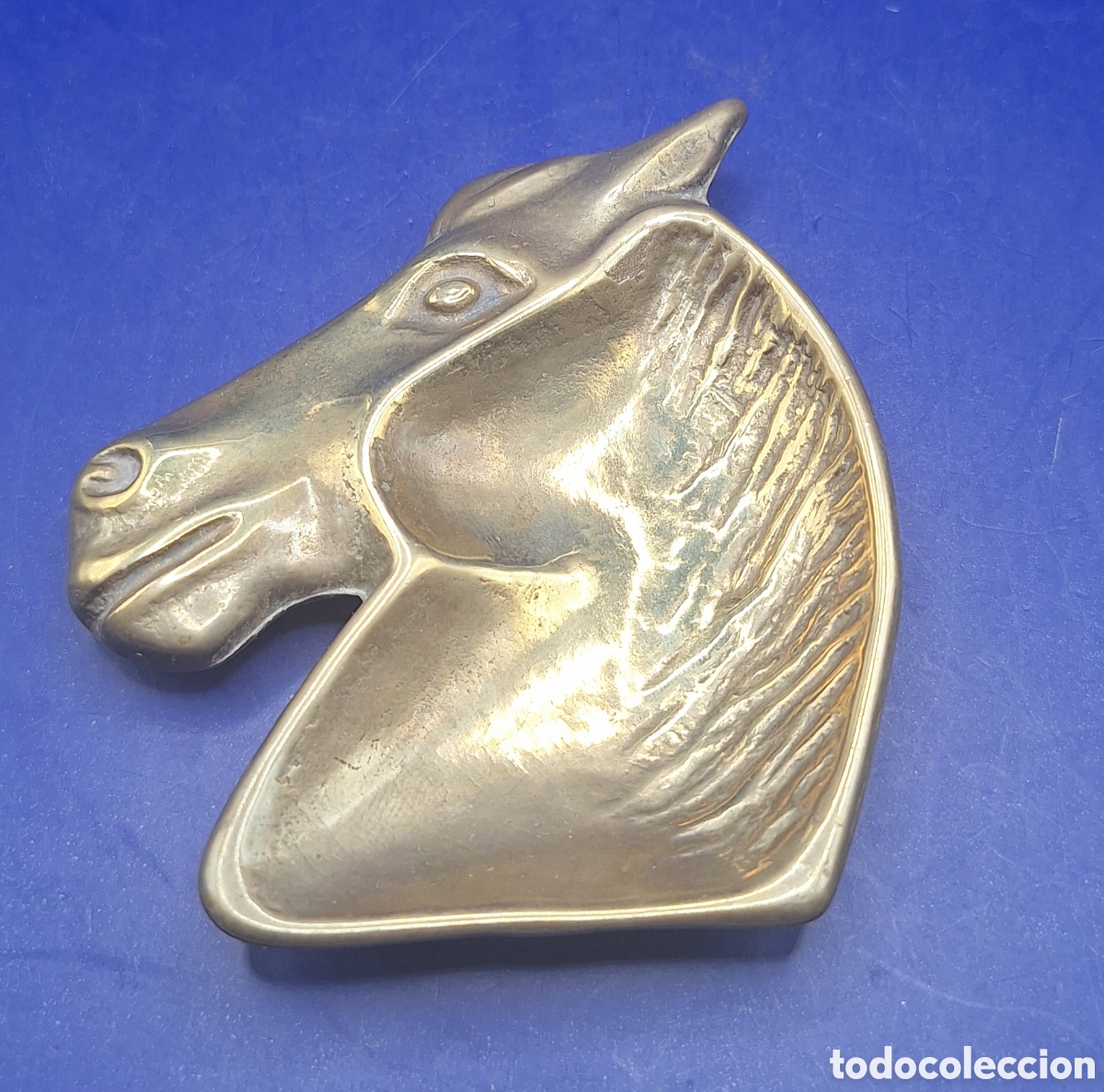 Ceniceros: Cenicero de Bronce con forma de Cabeza de Caballo - Foto 3