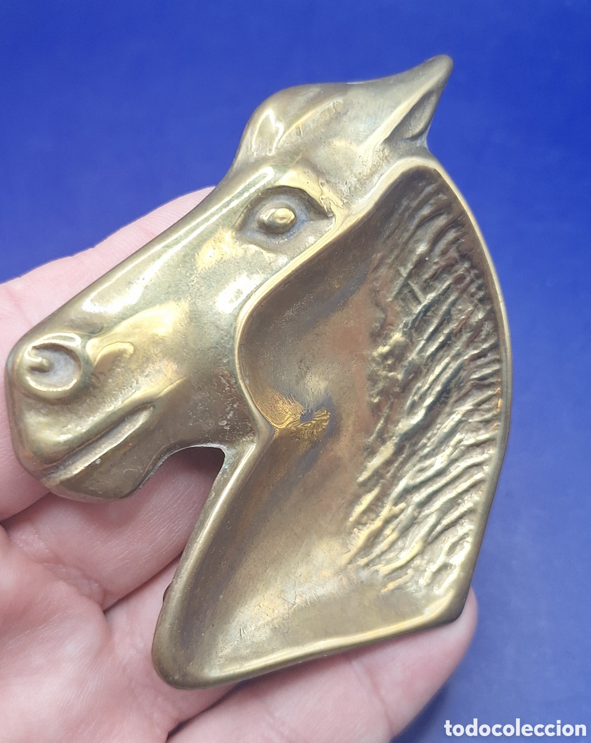 Ceniceros: Cenicero de Bronce con forma de Cabeza de Caballo - Foto 4