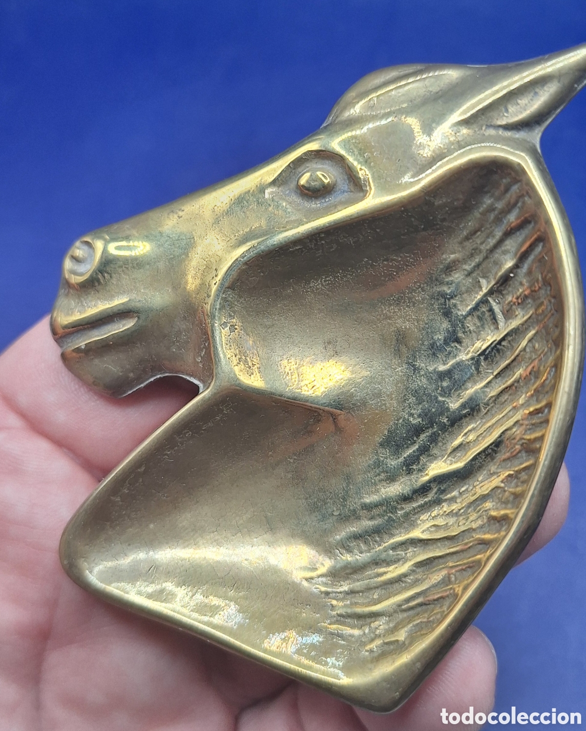 Ceniceros: Cenicero de Bronce con forma de Cabeza de Caballo - Foto 5