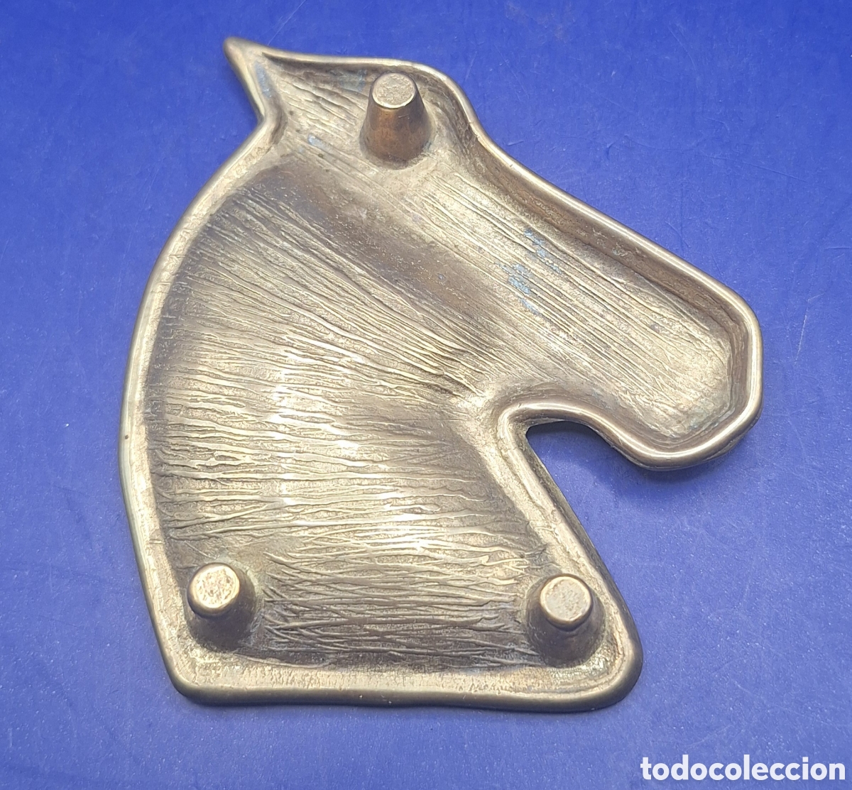 Ceniceros: Cenicero de Bronce con forma de Cabeza de Caballo - Foto 6