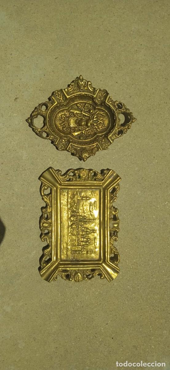 Ceniceros: ceniceros de bronce antiguos 2 und - Foto 1