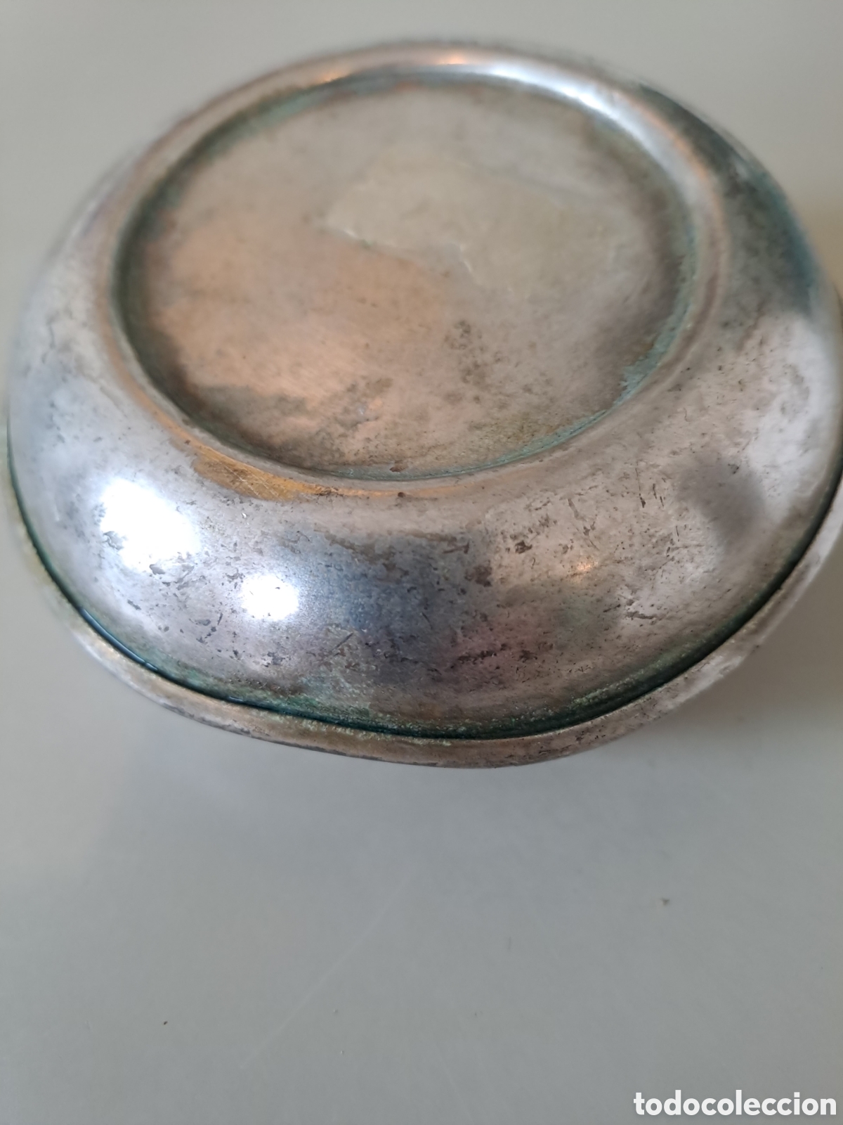 Ceniceros: Cenicero antiguo con tapa - Foto 4