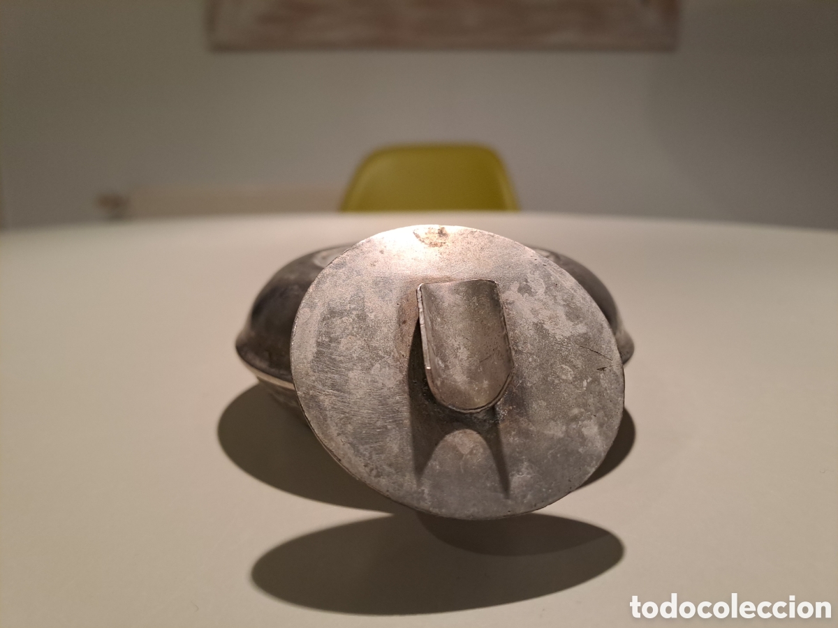 Ceniceros: Cenicero antiguo con tapa - Foto 6