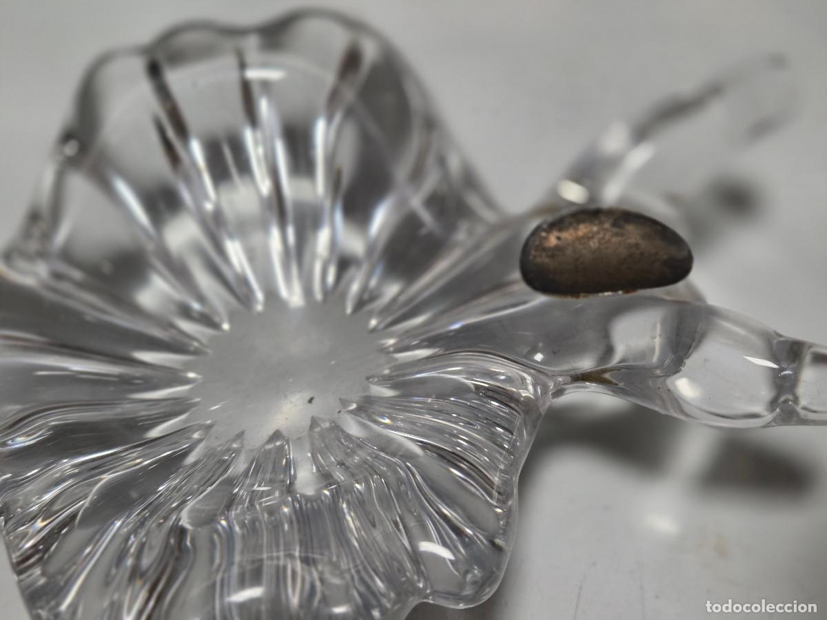 Ceniceros: cenicero de cristal y plata - Foto 3