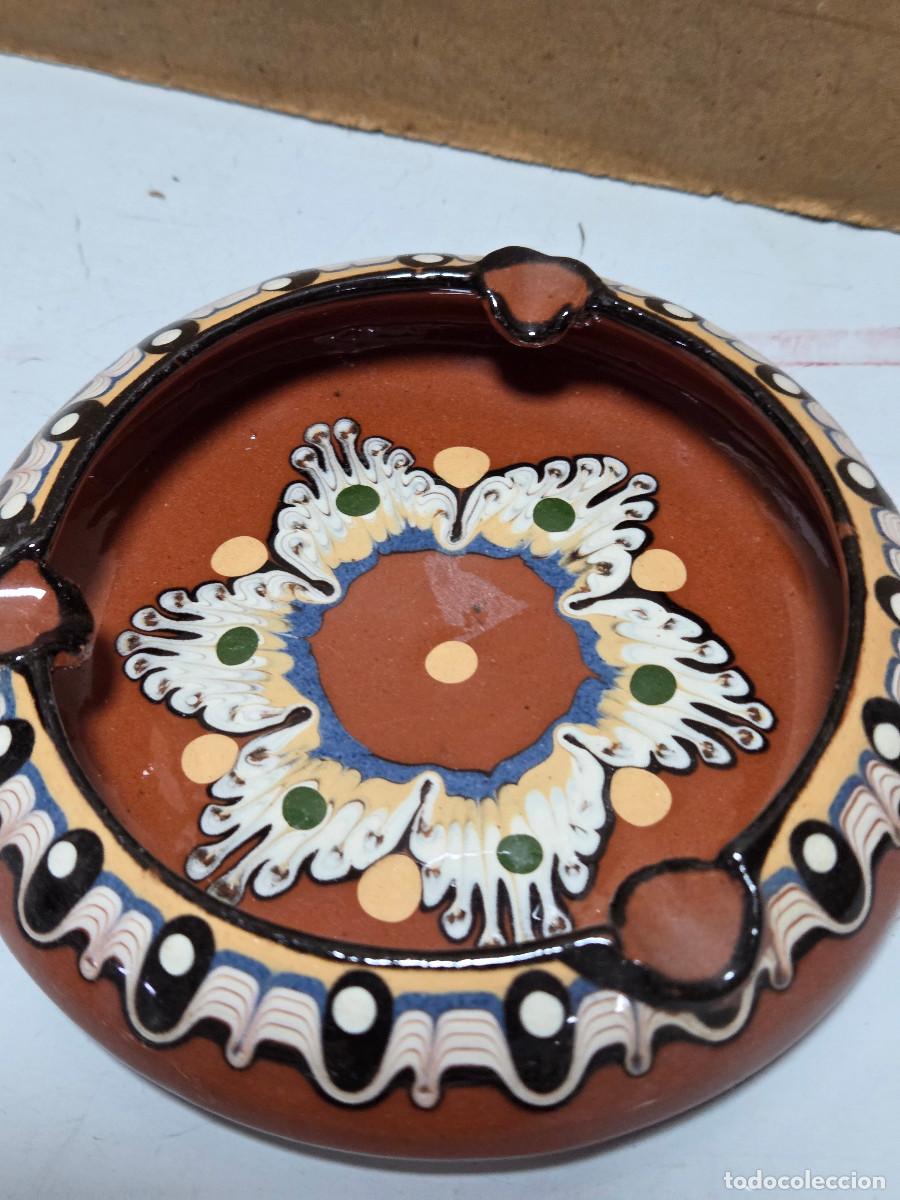 Ceniceros: cenicero de ceramica francesa - Foto 2