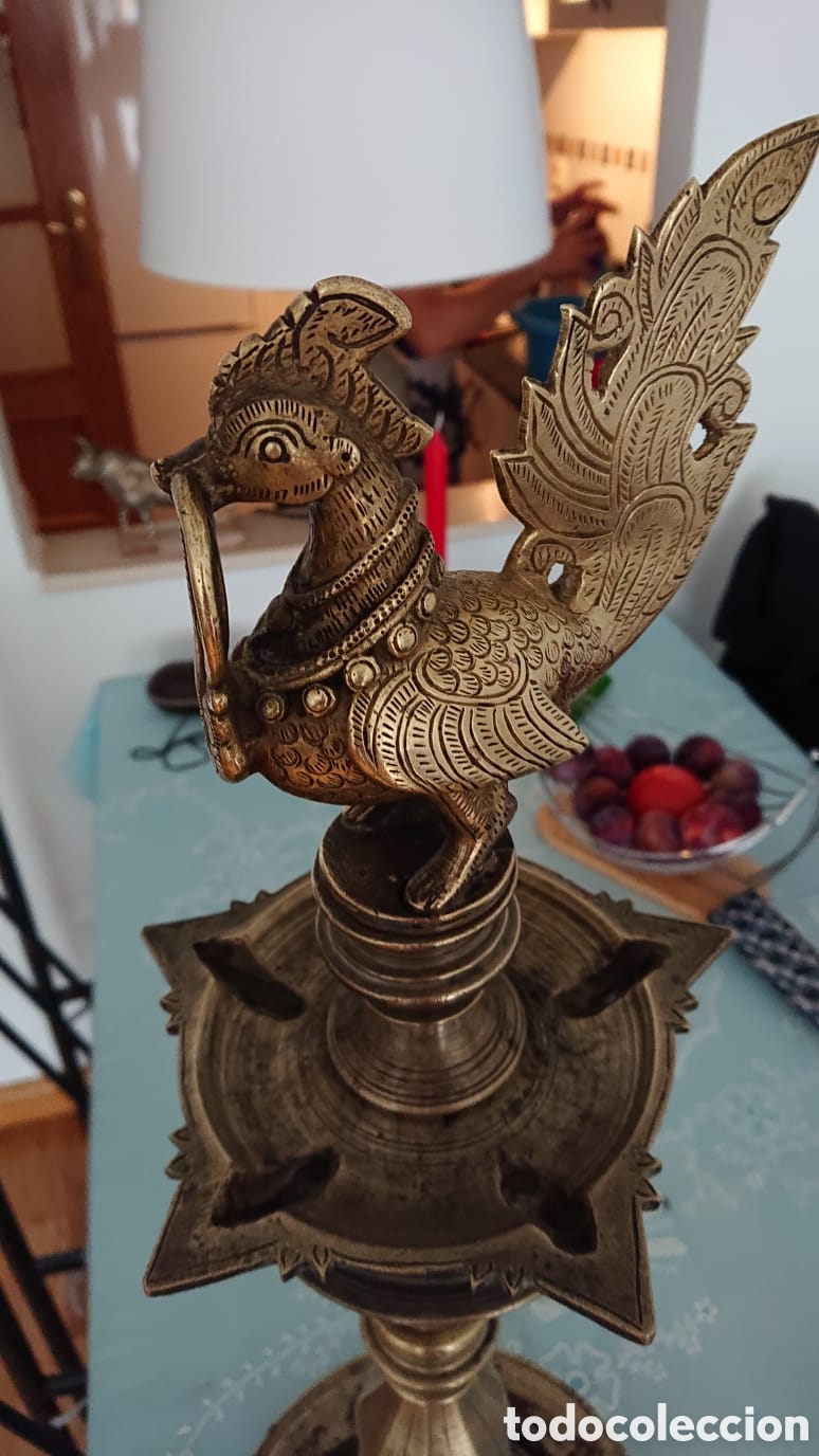 Portacenere: Cenicero vintage bronce