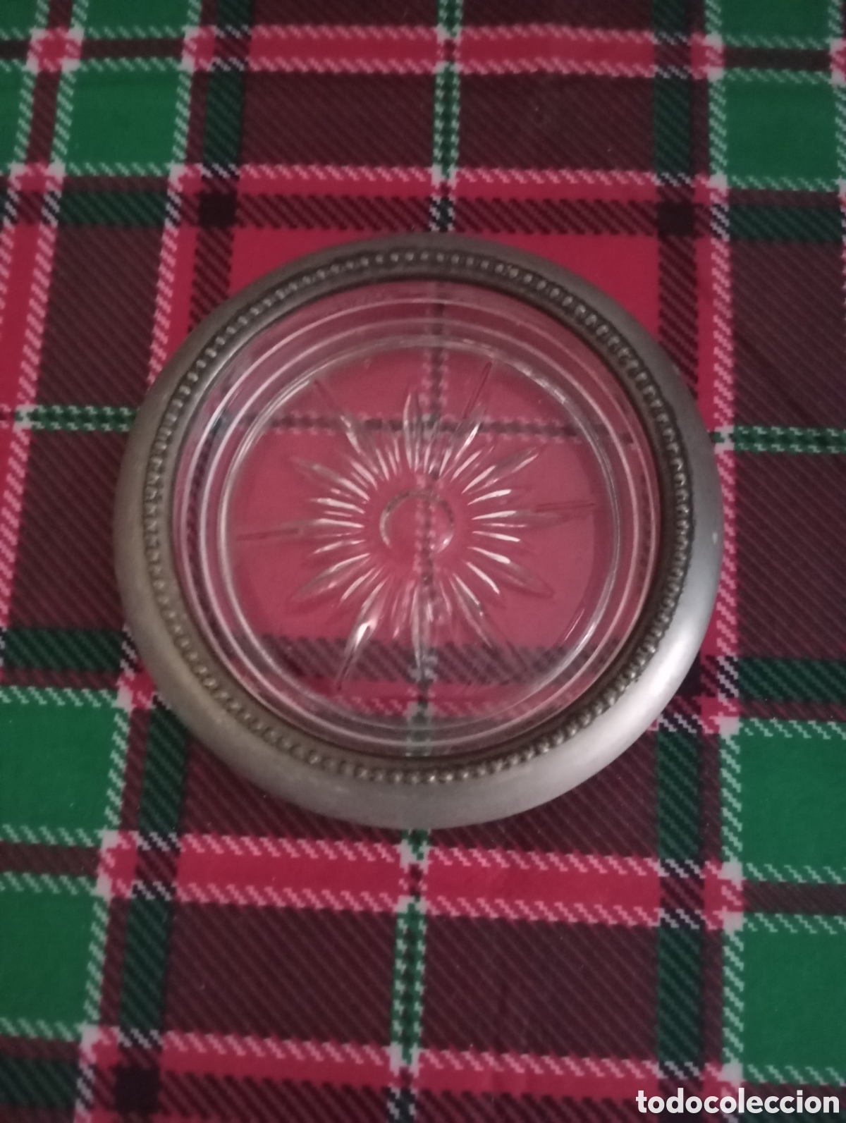 Ashtrays: Cenicero antiguo alpaca