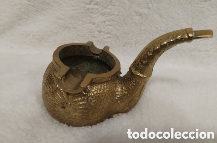 Ceniceros: Ancienne cendrier bronze - Foto 5