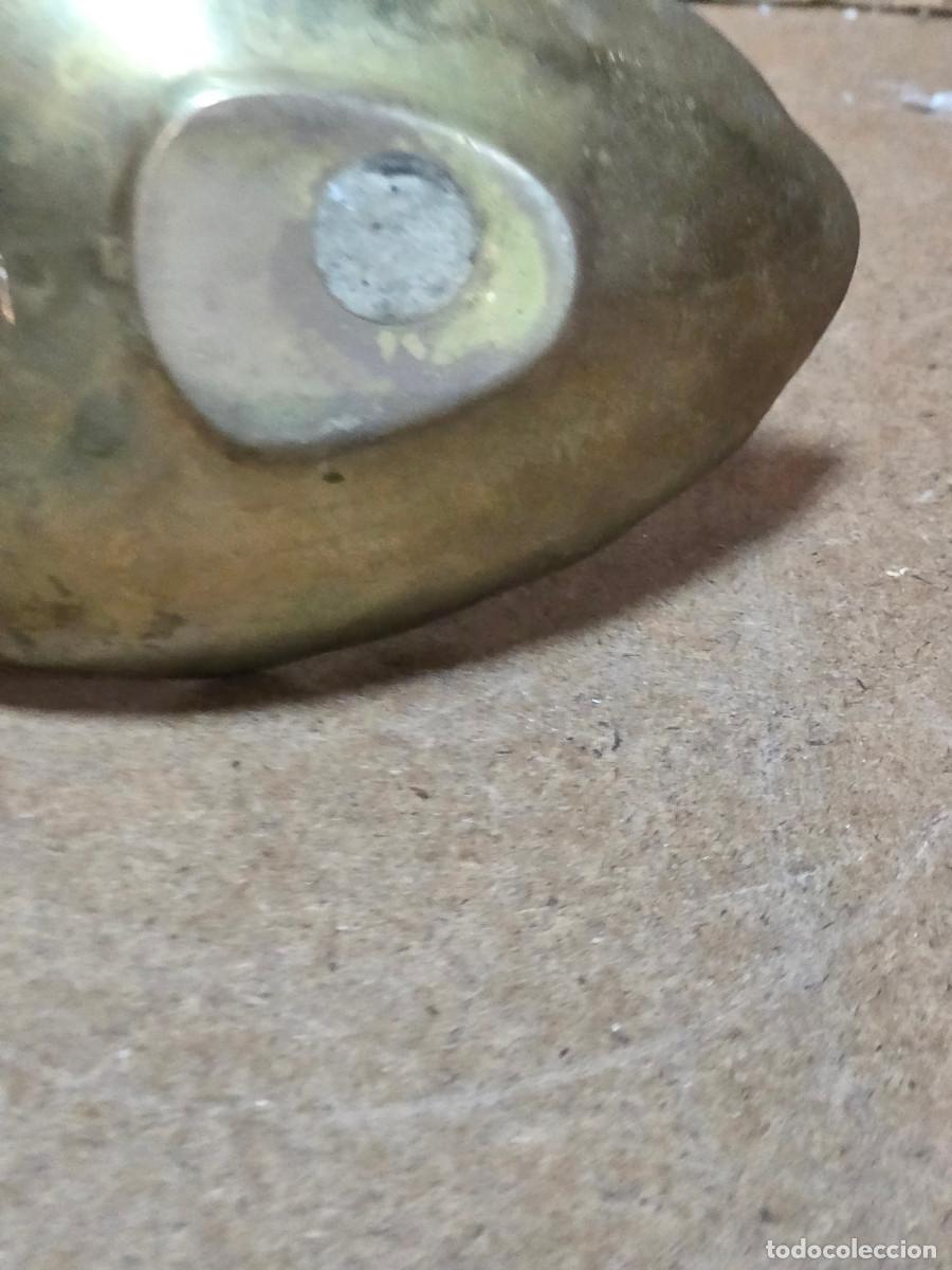 Ceniceros: cenicero de metal dorado - Foto 4