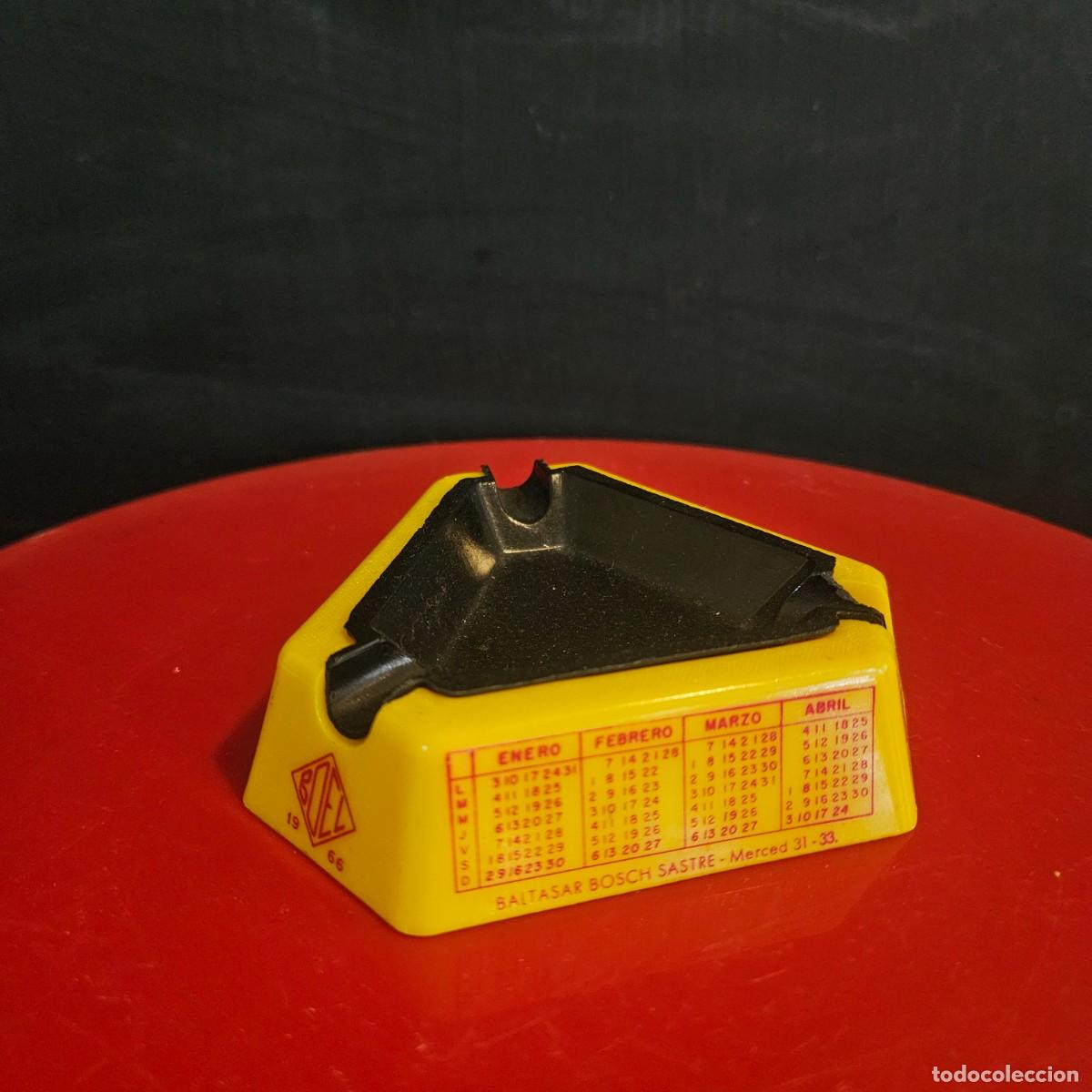 Ceniceros: Peque&ntilde;o cenicero calendario BOEL 1966, Mallorca