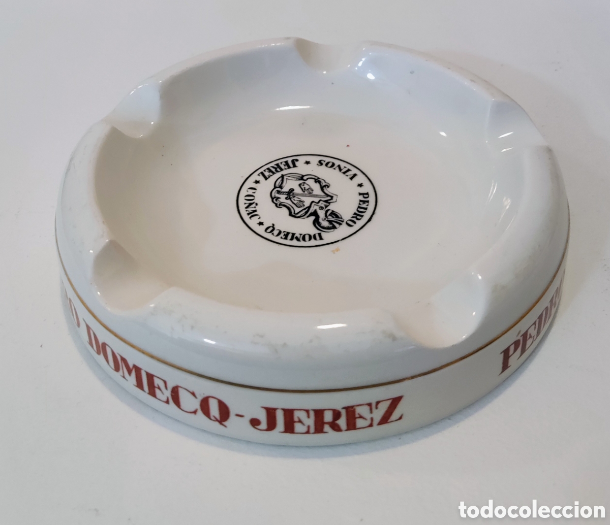 Cendriers: Cenicero publicitario Pedro Domecq Jerez porcelana vintage