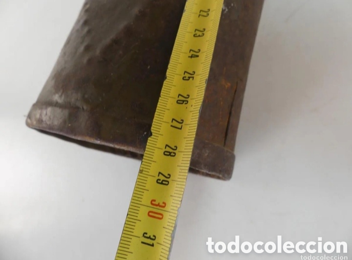 Ceniceros: Cencerro antiguo collar de madera - Foto 15