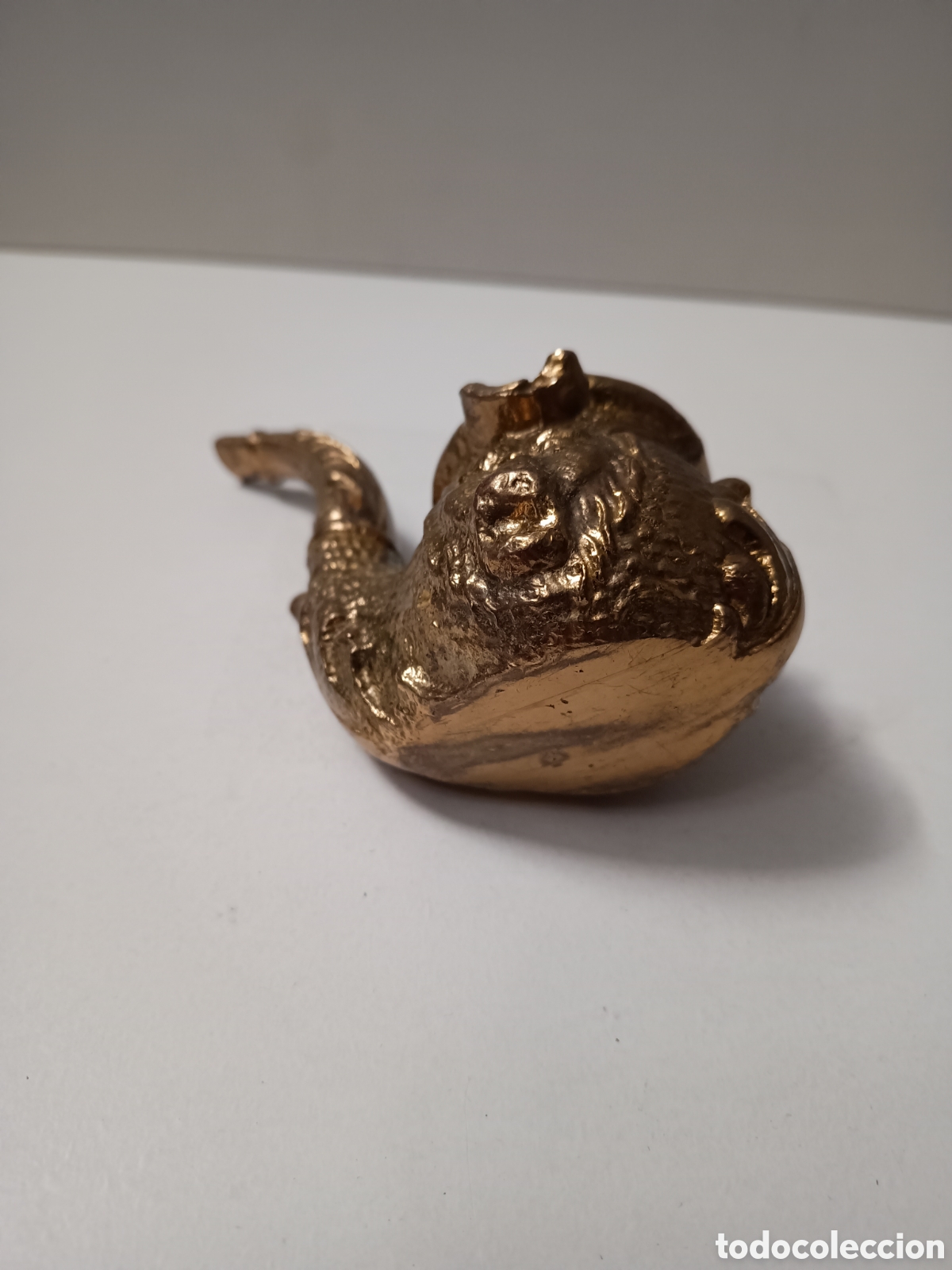 Ceniceros: CENICERO DE BRONCE CON FORMA DE PIPA - Foto 6