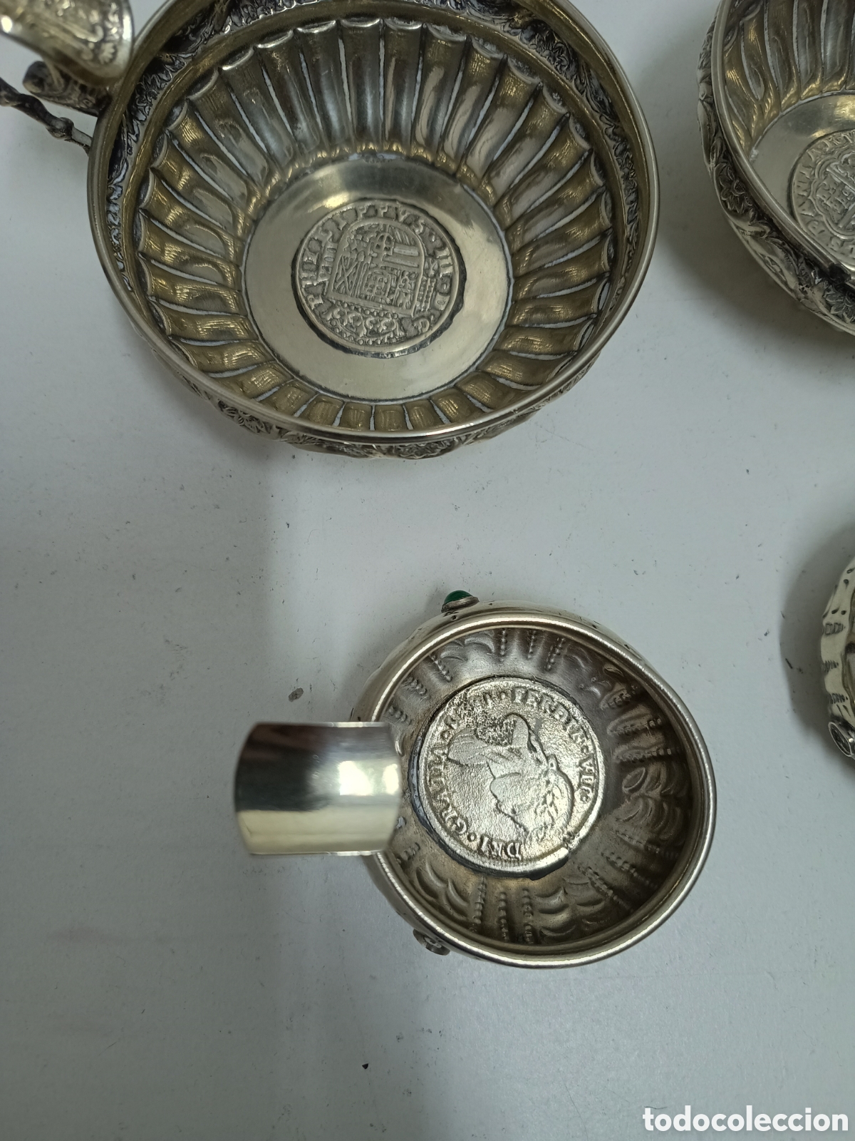 Ceniceros: CENICEROS CON MONEDA ALPACA - Foto 3