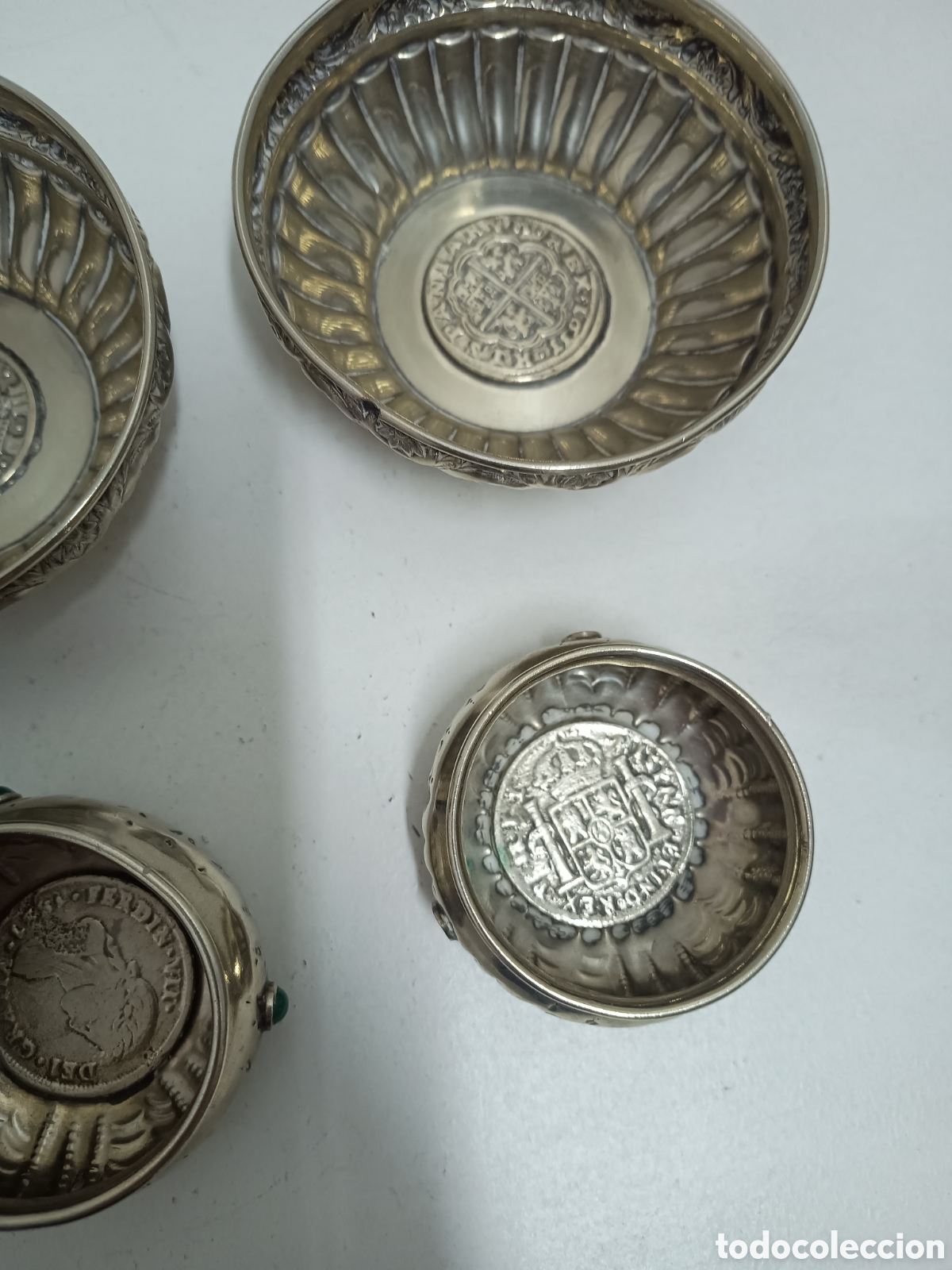 Ceniceros: CENICEROS CON MONEDA ALPACA - Foto 4