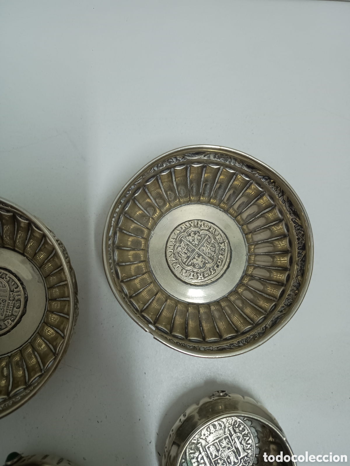 Ceniceros: CENICEROS CON MONEDA ALPACA - Foto 5