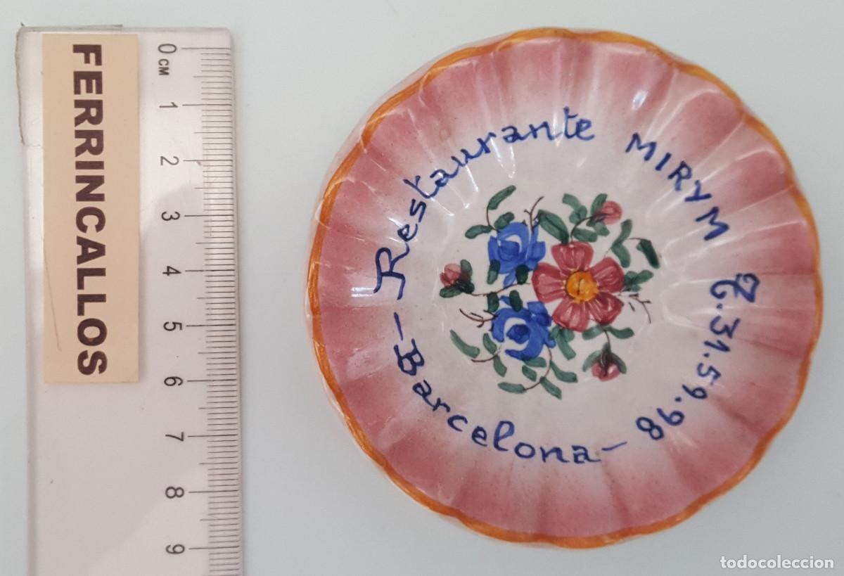 Ceniceros: CENICERO PORCELANA RESTAURANTE MIRYM, BARCELONA