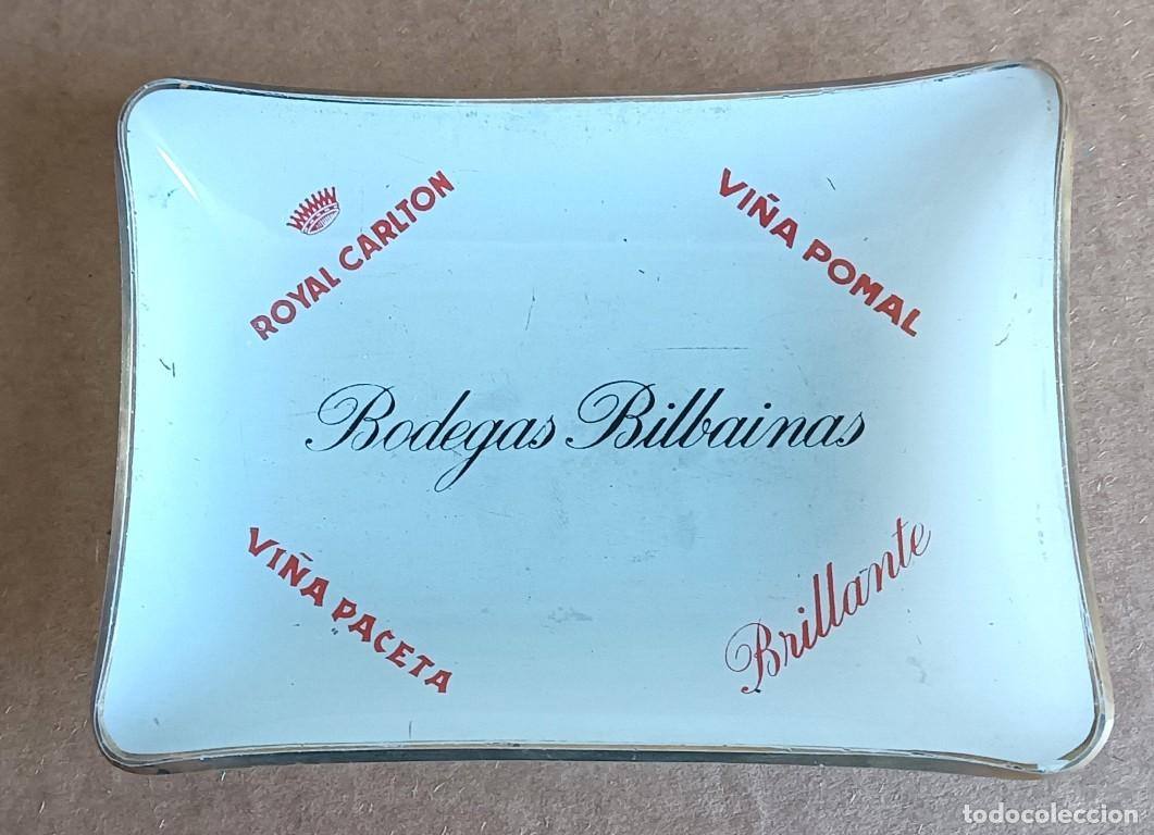 Ceniceros: Cenicero cristal BODEGAS BILBAINAS