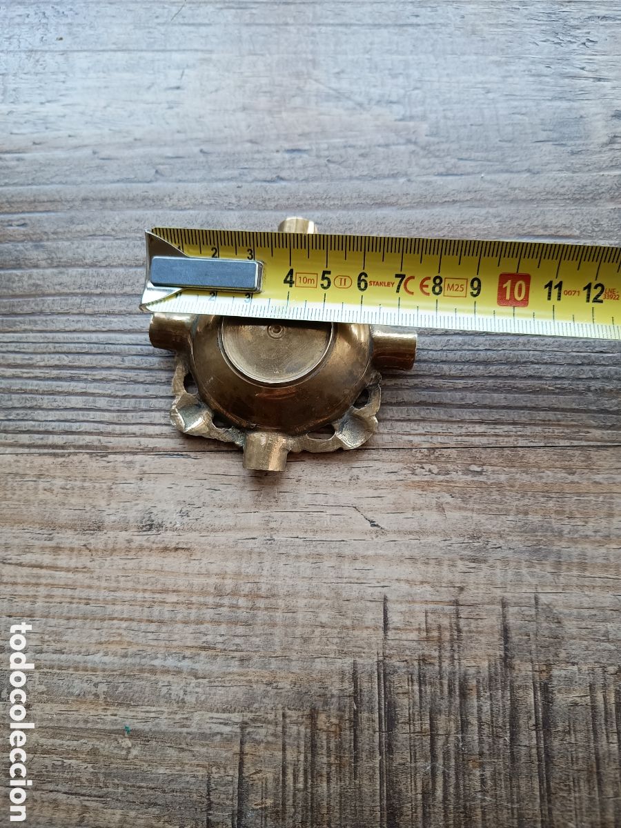 Ceniceros: CENICERO DE BRONCE 7,5x7,5cm - Foto 2