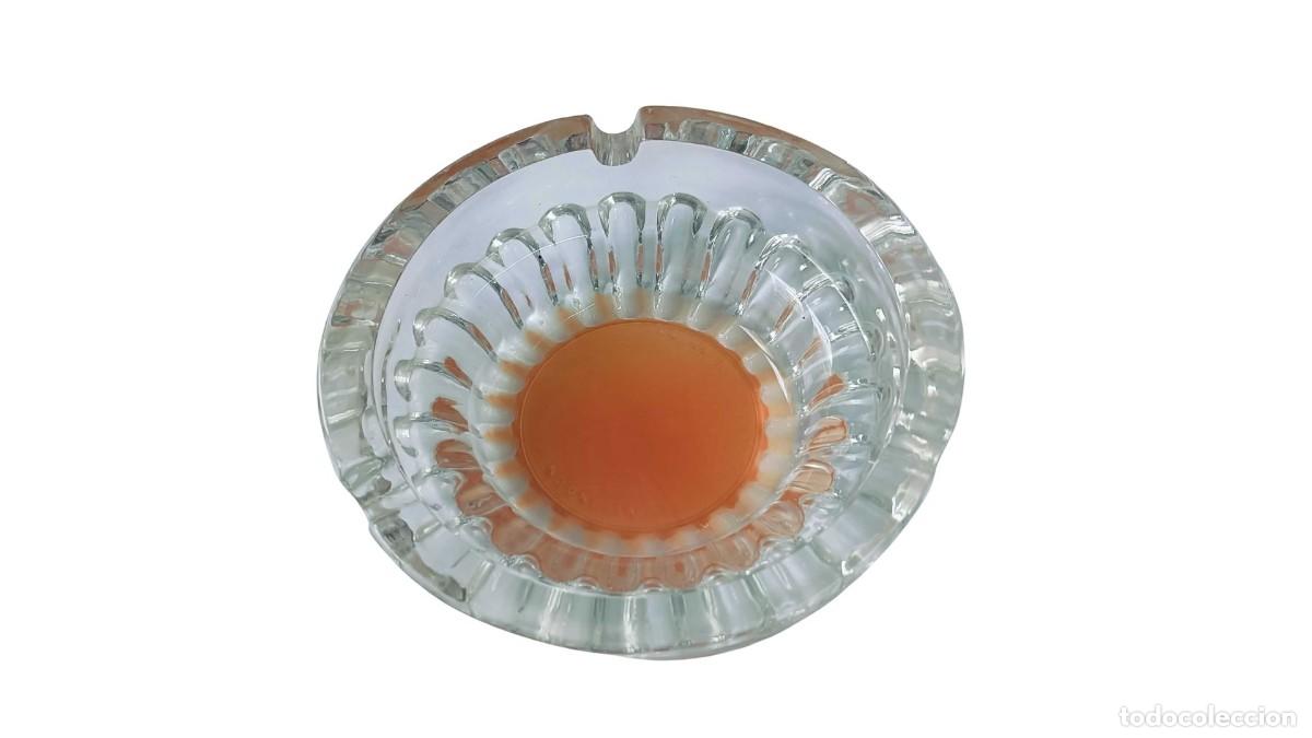Ceniceros: CENICERO VINTAGE DE CRISTAL PRENSADO - PATR&Oacute;N ESTRELLA - MARCA &rdquo;PASARI INDONESIA&rdquo;- A&Ntilde;OS 1970-1980