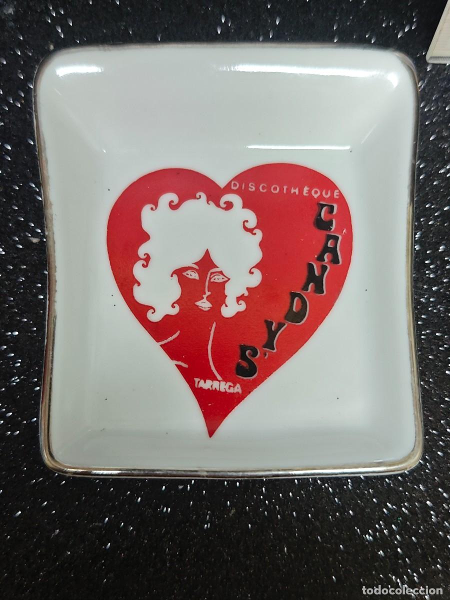 Ceniceros: CENICERO CERAMICA DISCOTECA CANDY'S T&Aacute;RREGA ANTIGUO