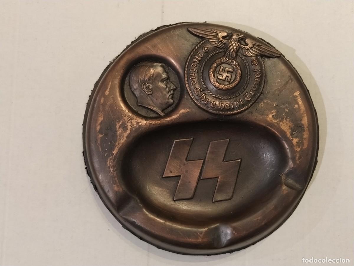 Cinzeiros: ADOLF HITLER - NAZISMO - CENICERO NAZI SS -VER FOTOS ADICIONALES