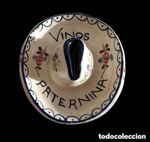 Cinzeiros: RARO. VINOS PATERNINA - ANTIGUO CENICERO EN PORCELANA PINTADO A MANO