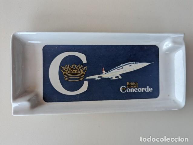 Ceniceros: RARISIMO CENICERO CONCORDE FIRMADO POR D.MOISES ALVAREZ - VIGO