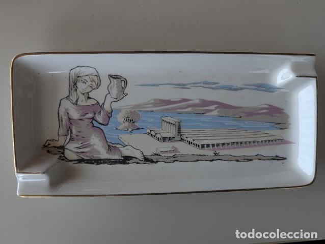 Ceniceros: RARISIMO E IMPECABLE - CENICERO INAUGURACION PONTESA A&Ntilde;O 1961 SELLO FIRMA MOISES ALVAREZ