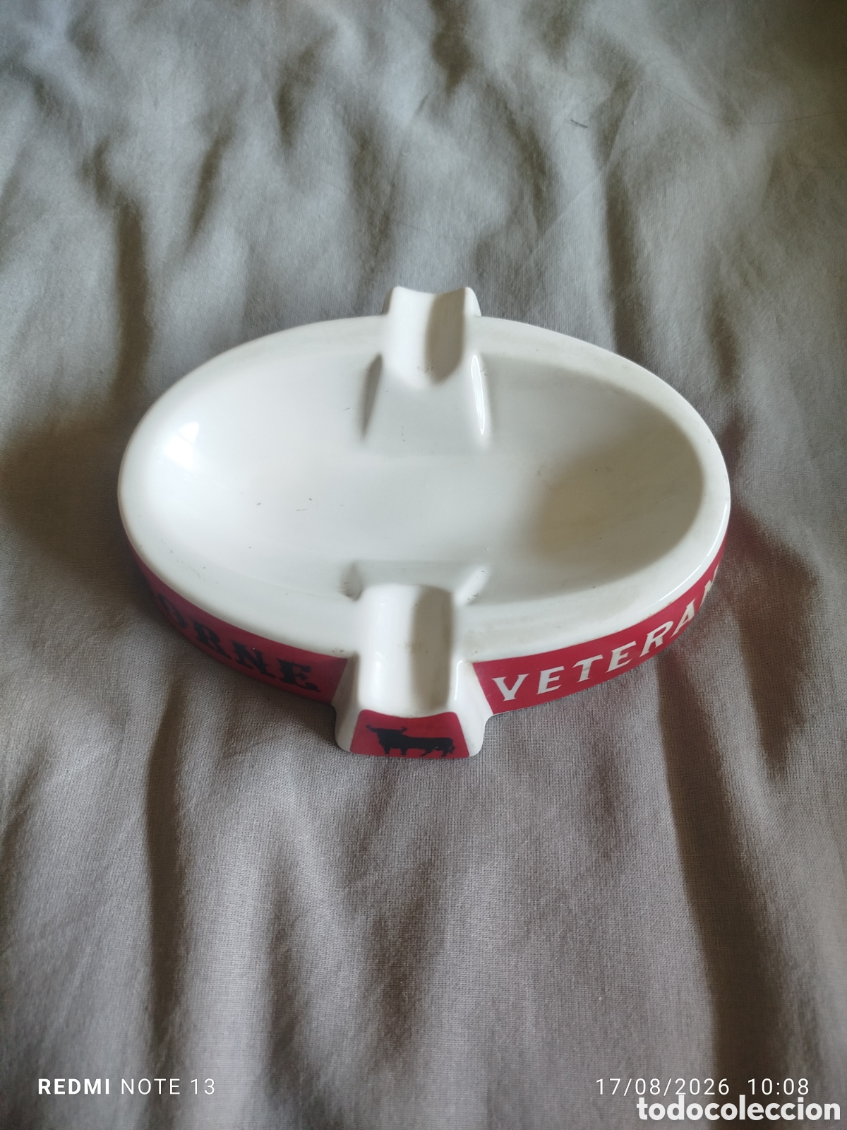 Ceniceros: ANTIGUOS CENICERO CERAMICA VETERANO OSBORNE