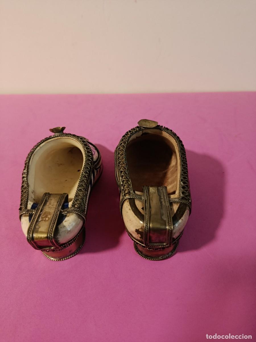 Ceniceros: DOS CENICEROS BABUCHAS DE CERAMICA ARABE - Foto 10