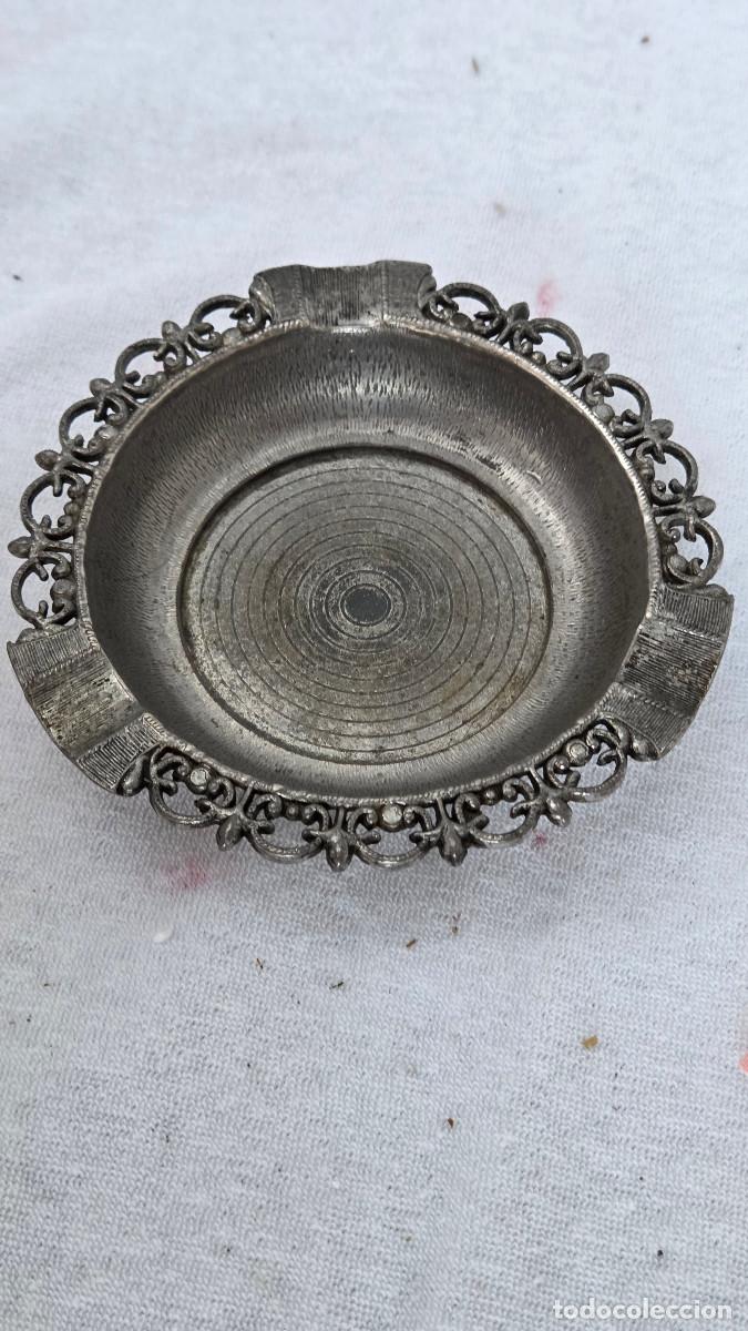 Ceniceros: cenicero cromado vintage - Foto 2