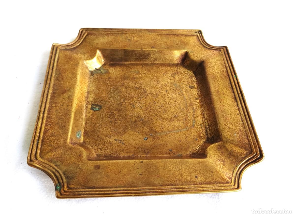 Ceniceros: Cenicero - Bronce dorado Italia - 1900-1910