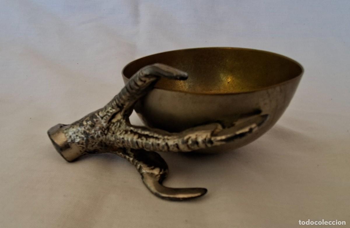 Ashtrays: ANTIGUO CENICERO ECON GARRA DE AGUILA