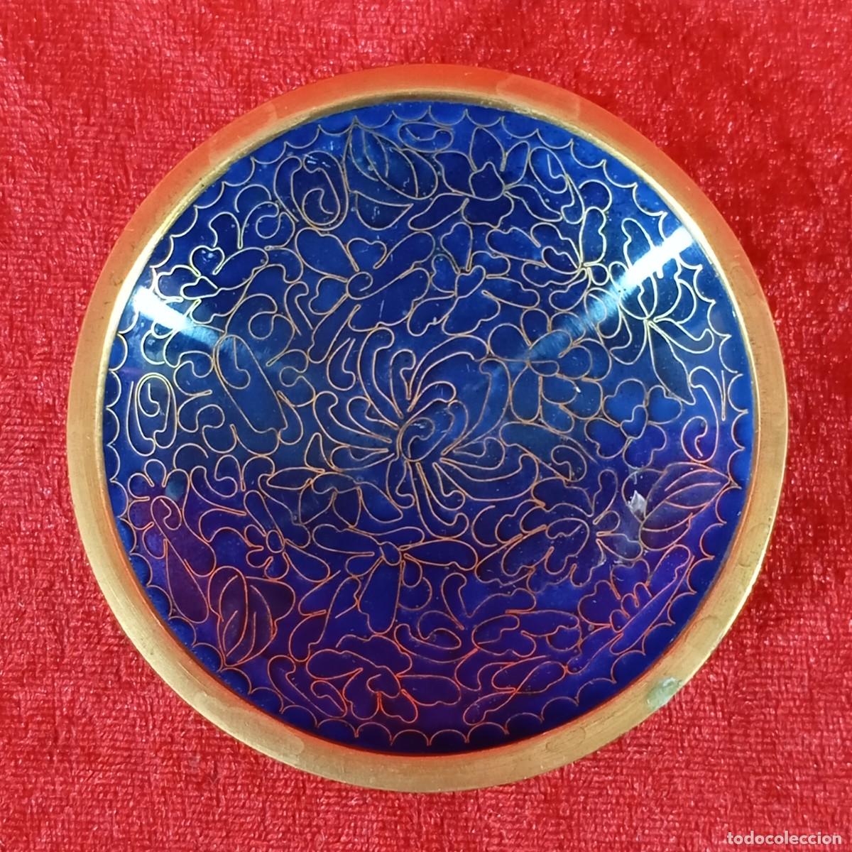 Ceniceros: PLATO EN CLOISONN&Eacute; - 8 CM - RAR&Iacute;SIMO - PLATITO - CENICERO