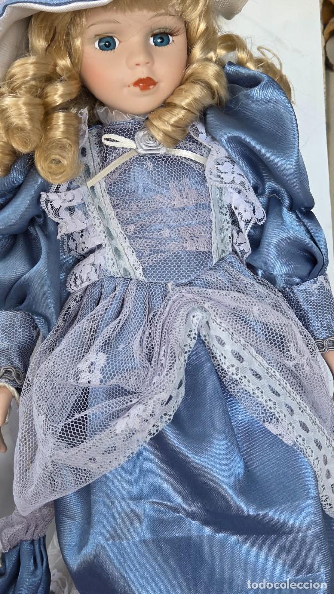 Ceniceros: mu&ntilde;eca de coleccion de porcelana - Foto 4