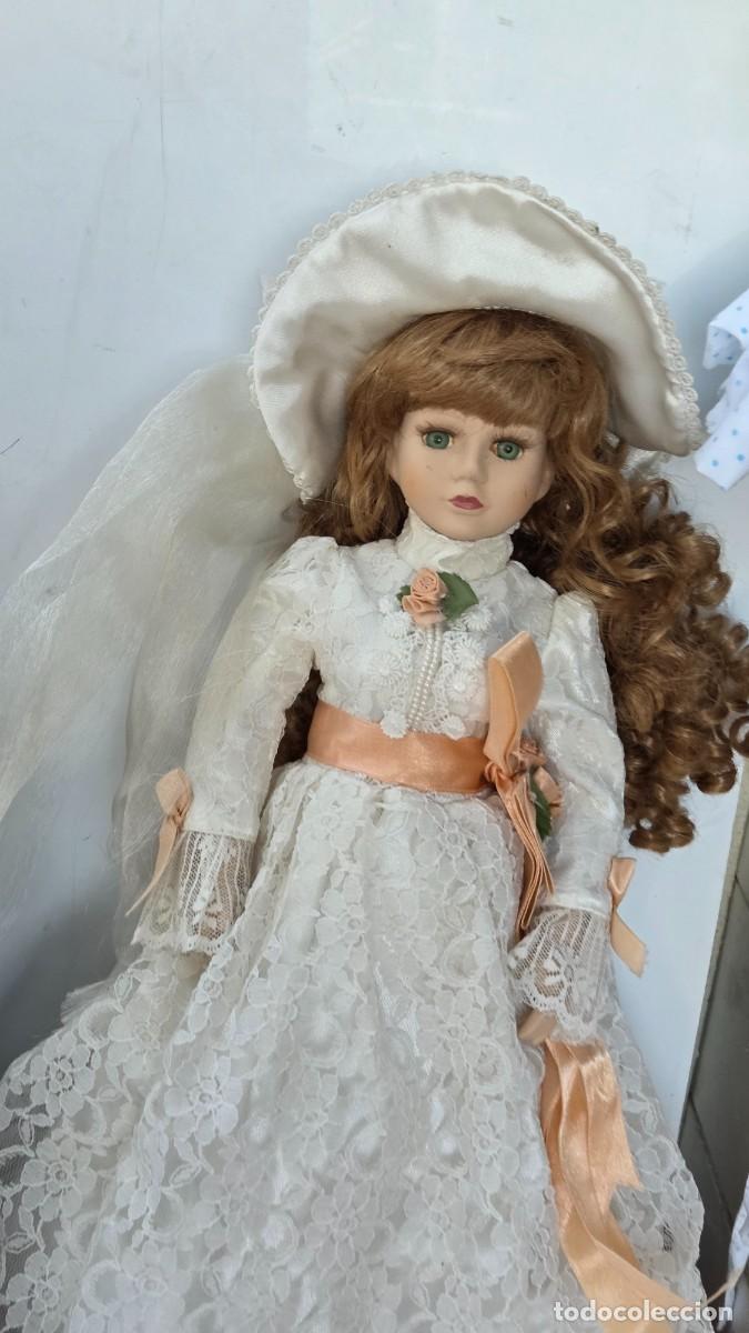 Ceniceros: mu&ntilde;eca de coleccion de porcelana - Foto 2