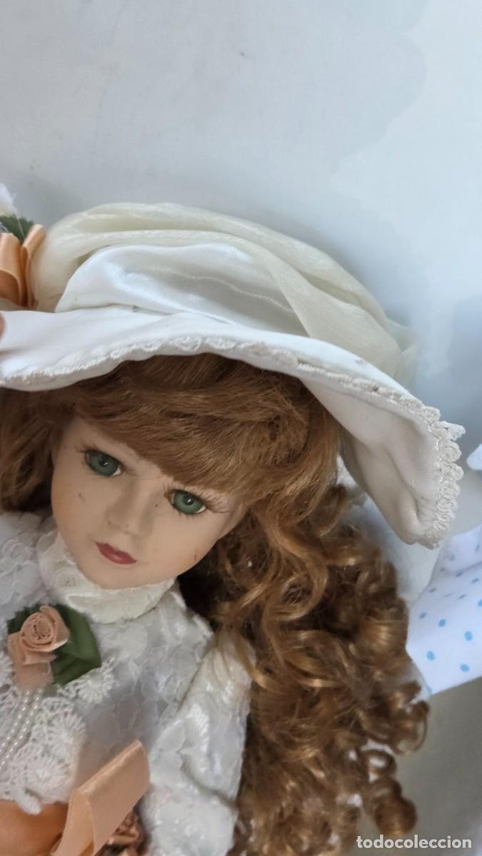 Ceniceros: mu&ntilde;eca de coleccion de porcelana - Foto 5