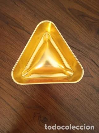 Ceniceros: Cenicero Cinzano Vintage Met&aacute;lico Triangular - Foto 7