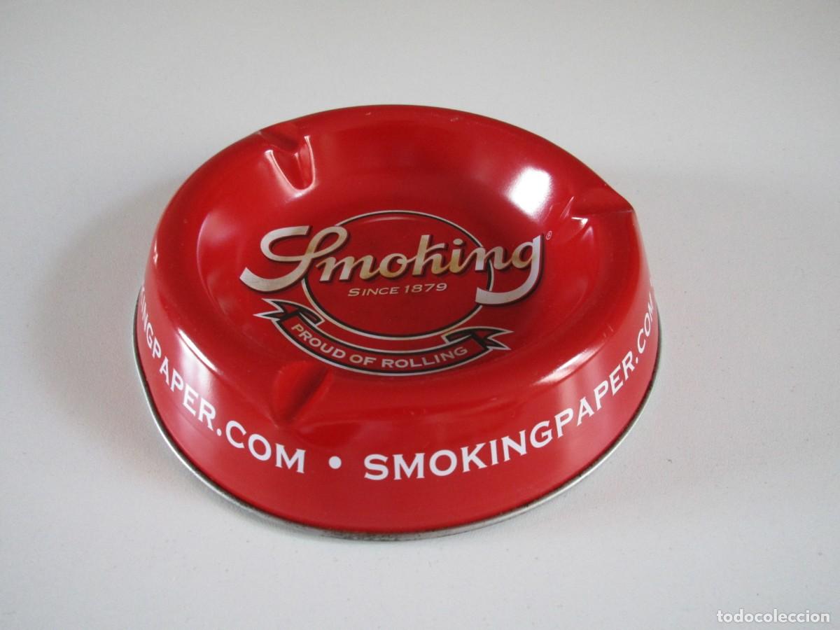 Aschenbecher: CENICERO PUBLICIDAD LATA SMOKING - PAPEL DE FUMAR - SMOKINGPAPER