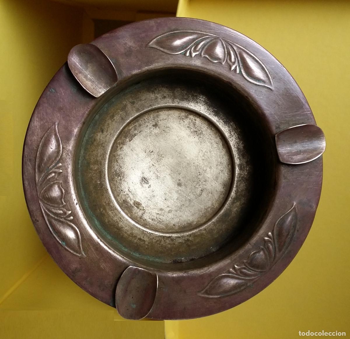 Ceniceros: Antiguo cenicero de pie, modernista - Foto 4