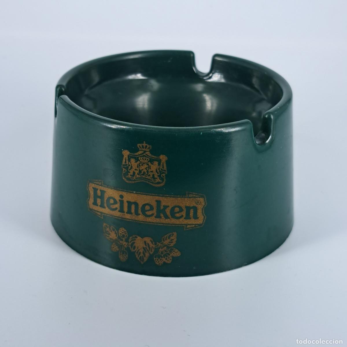 Ceniceros: Cenicero Heineken vintage verde