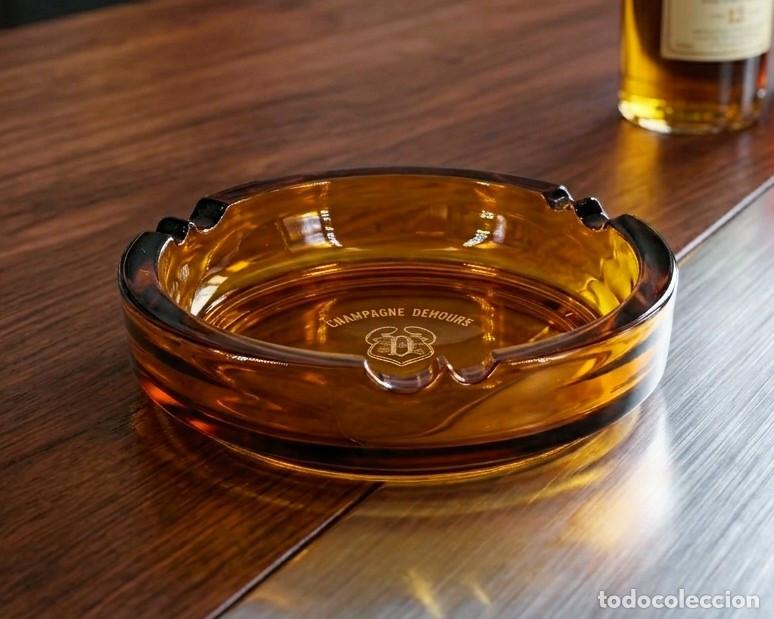 Ashtrays: Cenicero vintage Champ&aacute;n Dehours - Francia - Gran tama&ntilde;o